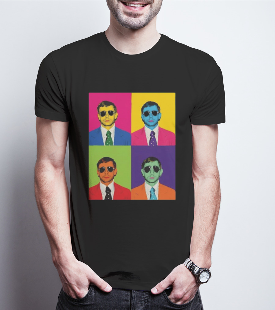 Mike Vining Pop Art Style Multicolor T-Shirt