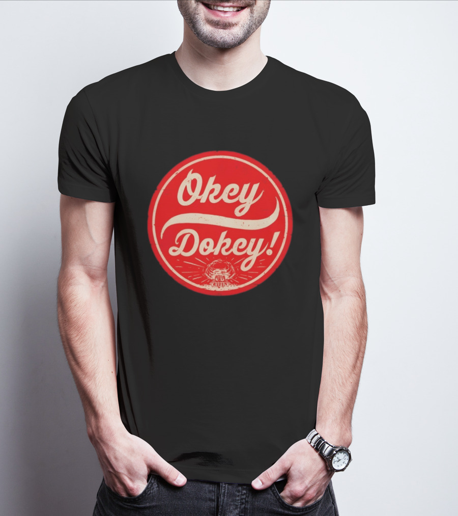 Okey Dokey The Last Drink Red Circle T-Shirt