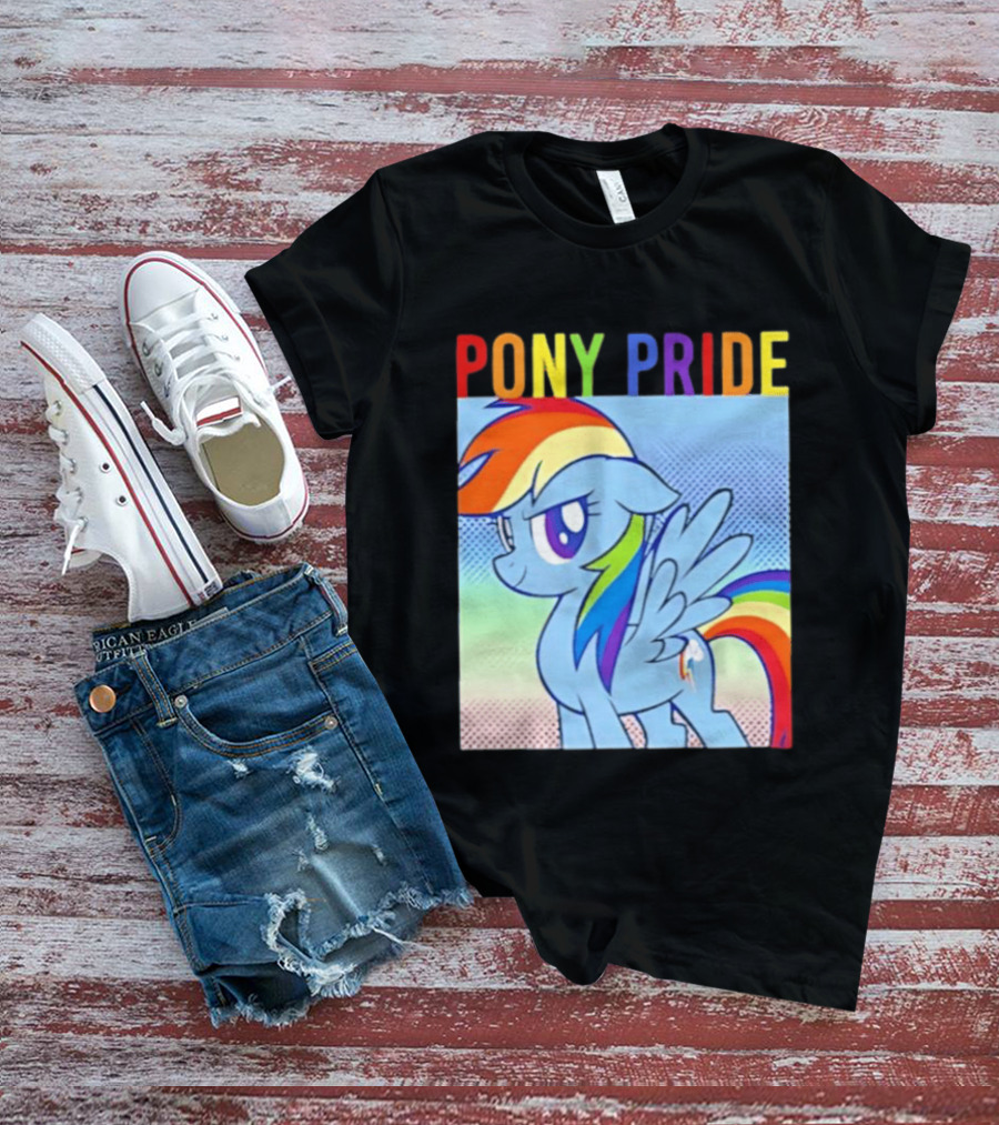 Rainbow Dash Pony Pride My Little Pony Rainbow T-Shirt