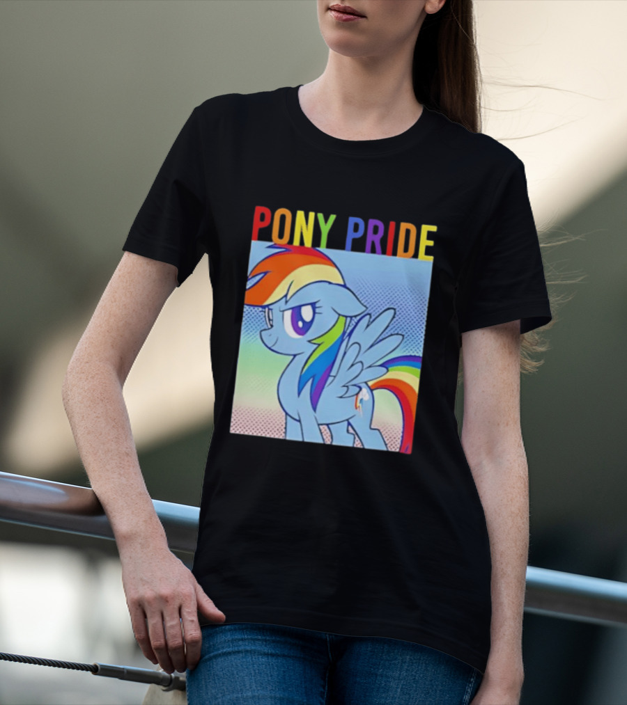 Rainbow Dash Pony Pride My Little Pony Rainbow T-Shirt