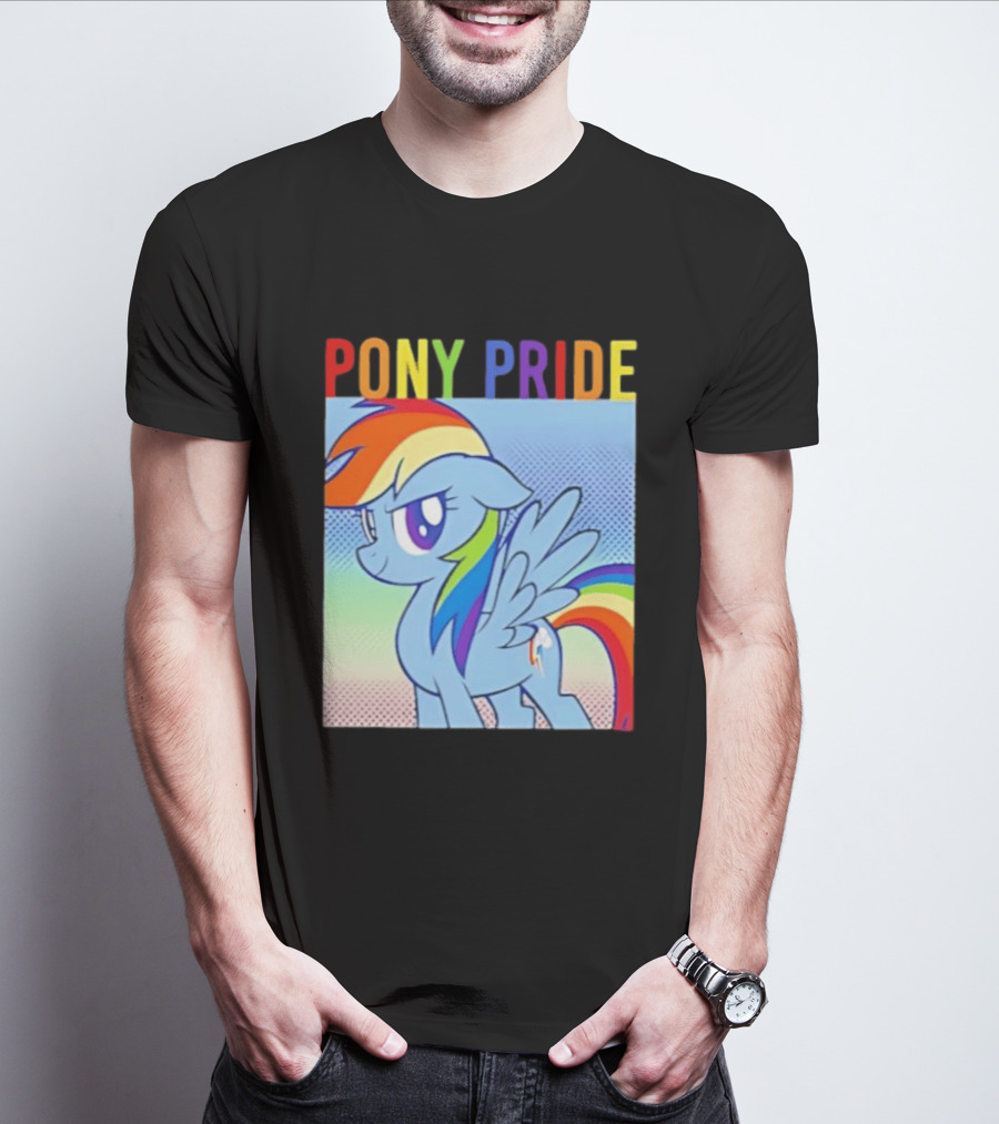 Rainbow Dash Pony Pride My Little Pony Rainbow T-Shirt
