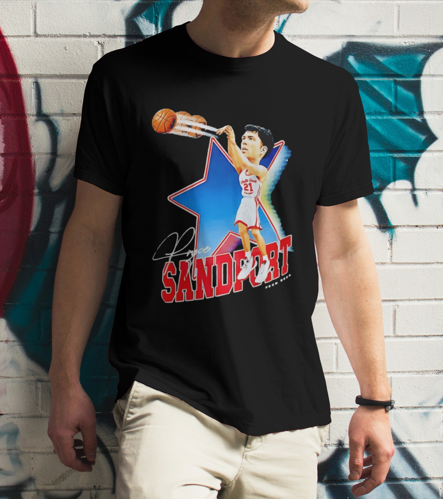 Pryce Sandfort Nebraska Cornhuskers Basketball Star Player 21 T-Shirt