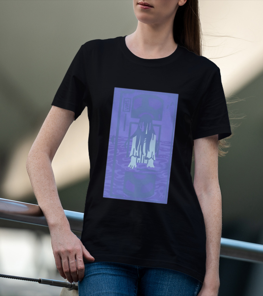 The Ring Samara CURSE VHS Tape Horror Aesthetic T-Shirt