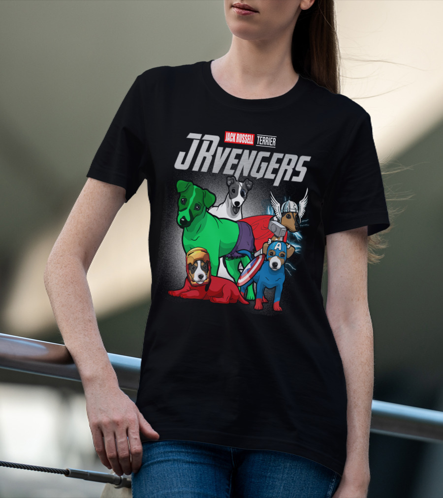 Jack Russell Terrier JRvengers Avengers Dog Costumes T-Shirt