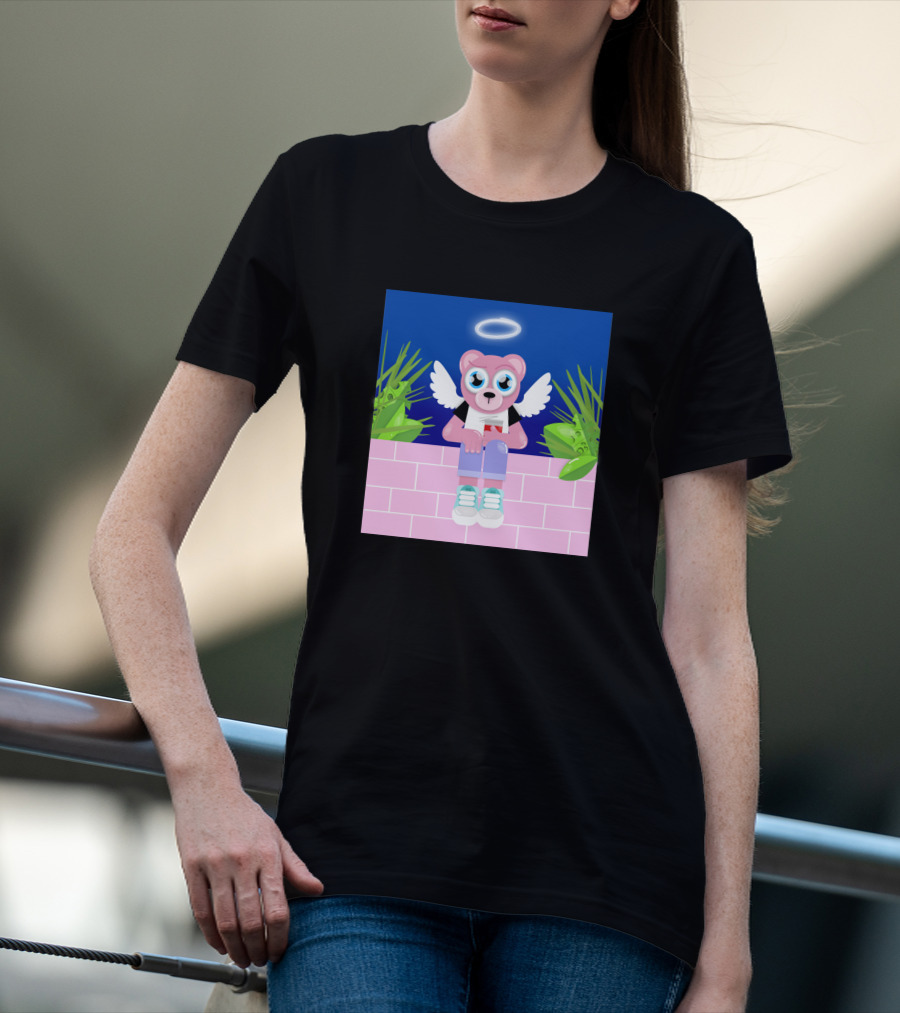 Angels Break Halo Bear With Wings 349536 T-Shirt