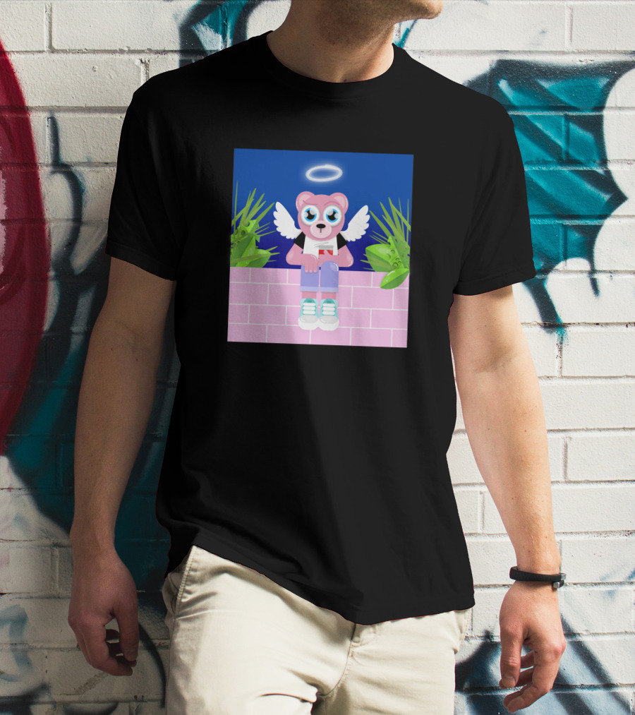 Angels Break Halo Bear With Wings 349536 T-Shirt