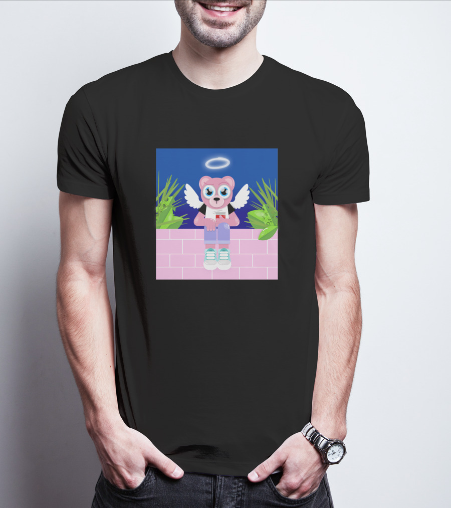 Angels Break Halo Bear With Wings 349536 T-Shirt