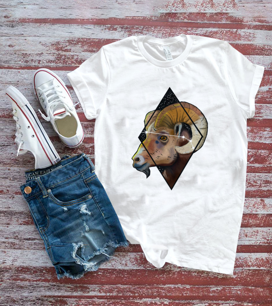 Aries Ram Starry Diamond 1041397 T-Shirt