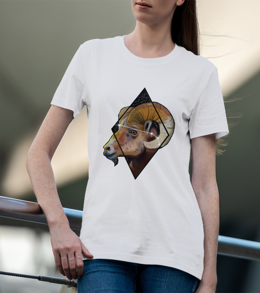 Aries Ram Starry Diamond 1041397 T-Shirt