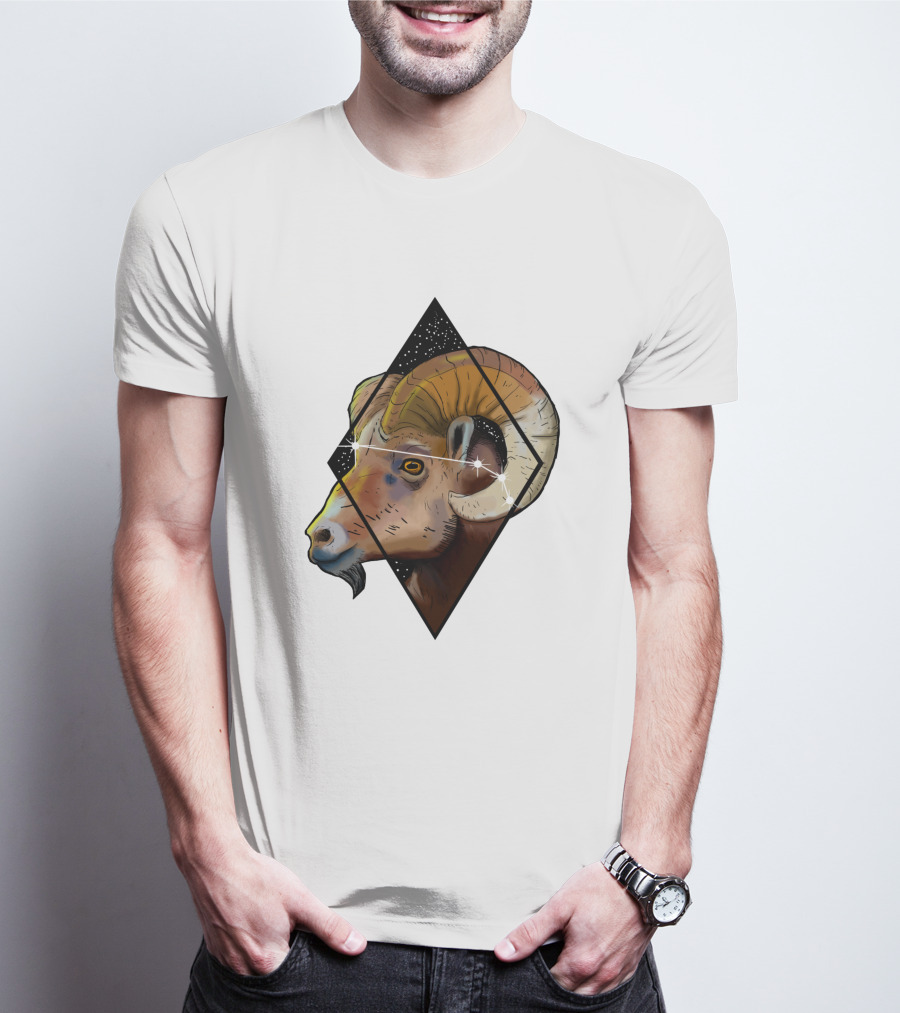 Aries Ram Starry Diamond 1041397 T-Shirt