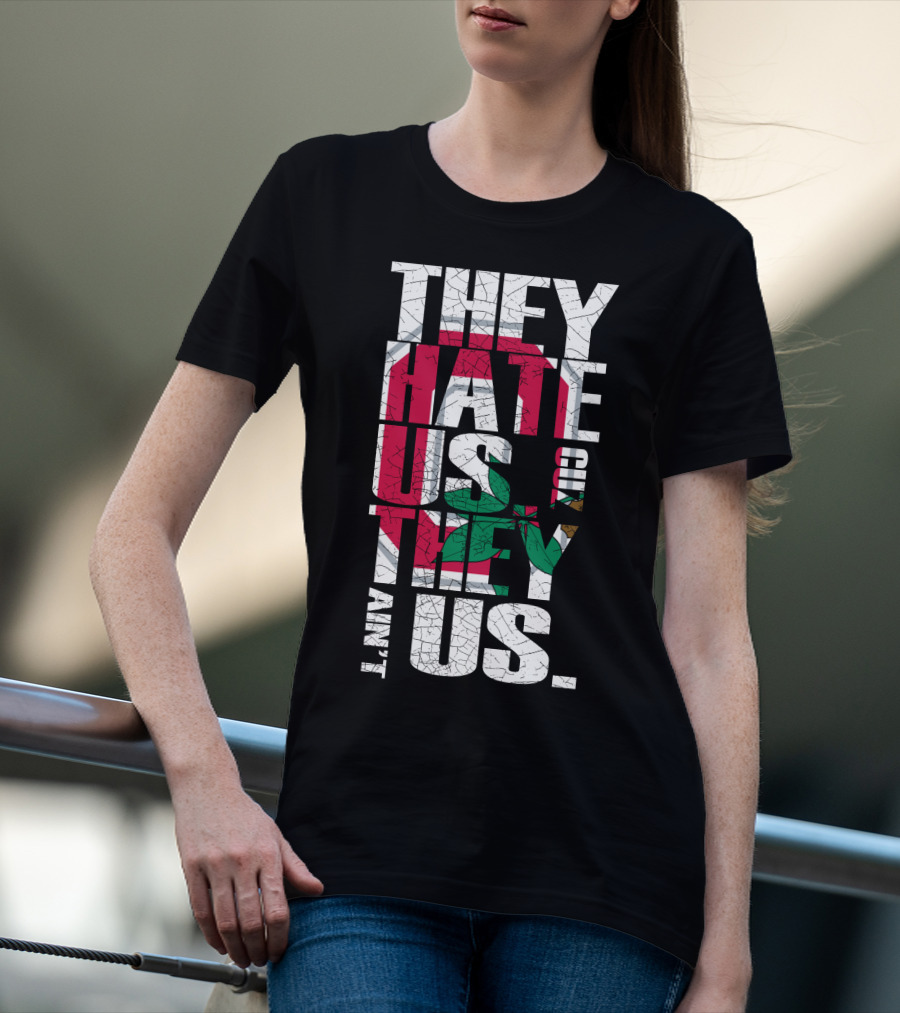 They Hate Us Cuz They Ain't Us Ohio State Buckeyes T-Shirt