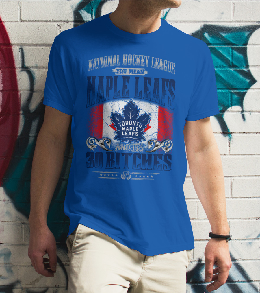 National Hockey League You Mean Toronto Maple Leafs And Its 30 Bitches T-Shirt