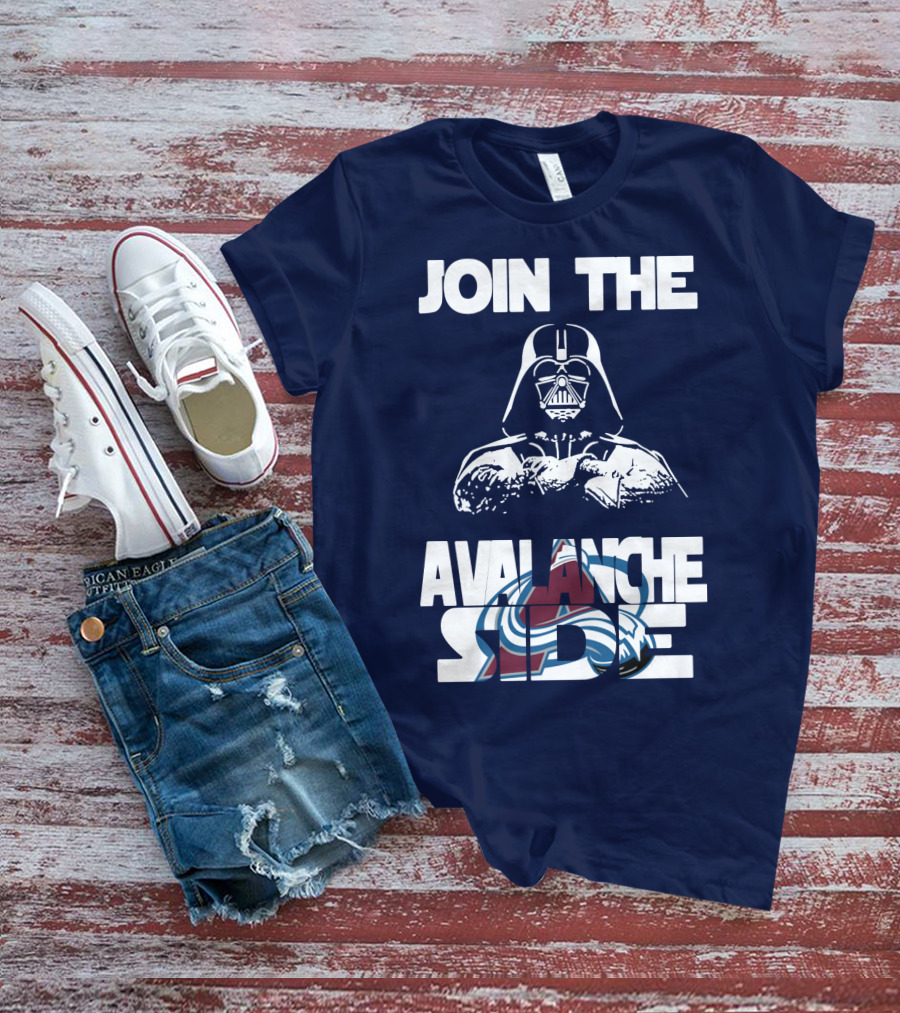 Join The Avalanche Side Star Wars Colorado Avalanche T-Shirt