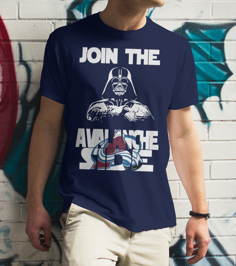 Join The Avalanche Side Star Wars Colorado Avalanche T-Shirt