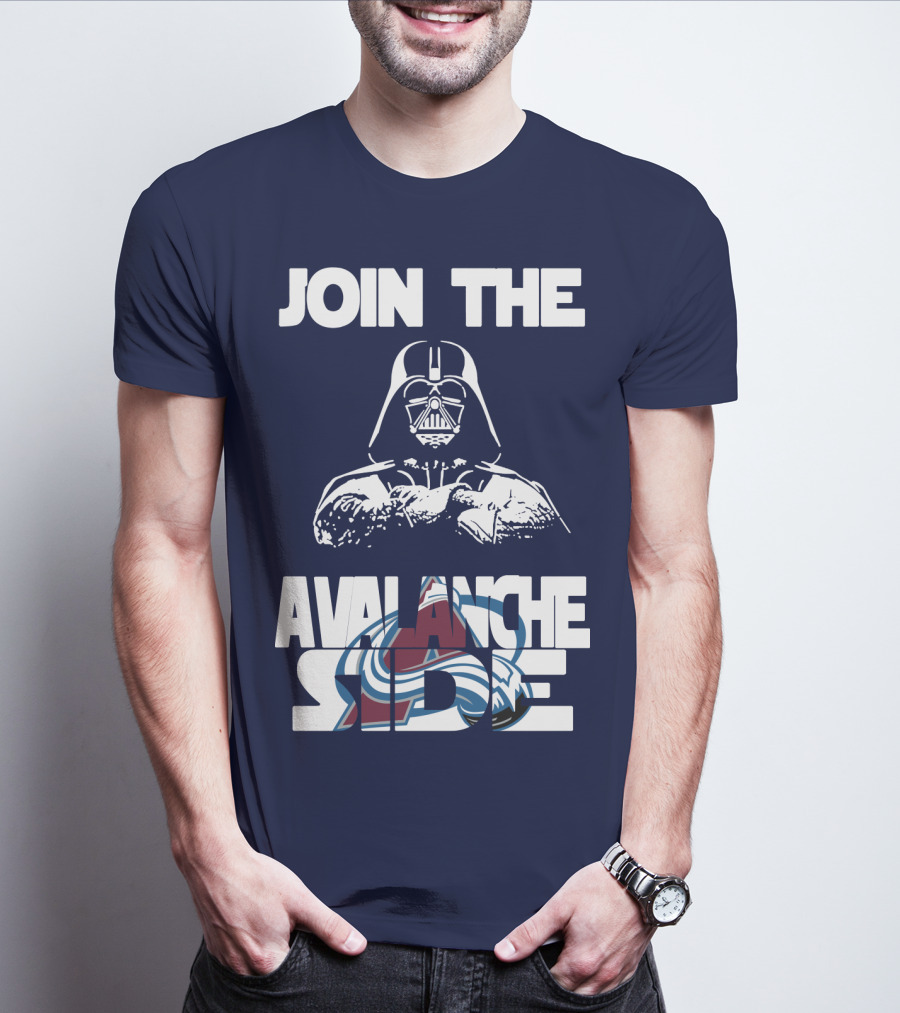 Join The Avalanche Side Star Wars Colorado Avalanche T-Shirt