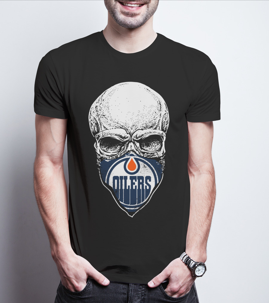 Edmonton Oilers Skull T-Shirt