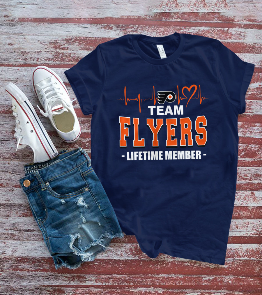 Team Flyers Philadelphia Lifetime Member T-Shirt