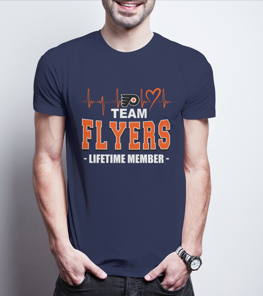 Team Flyers Philadelphia Lifetime Member T-Shirt