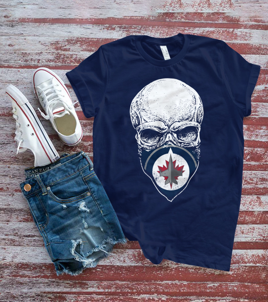 Winnipeg Jets Skull T-Shirt