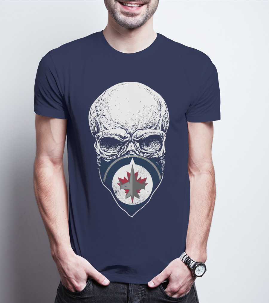 Winnipeg Jets Skull T-Shirt