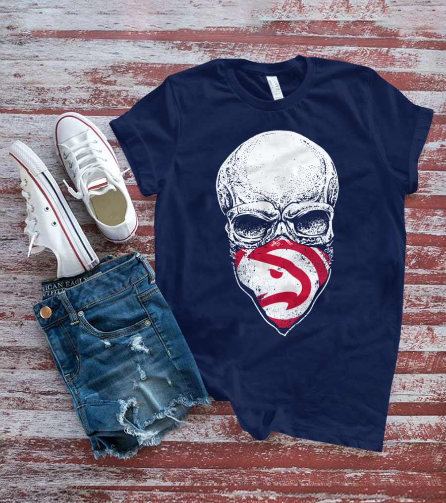 Atlanta Hawks Skull T-Shirt