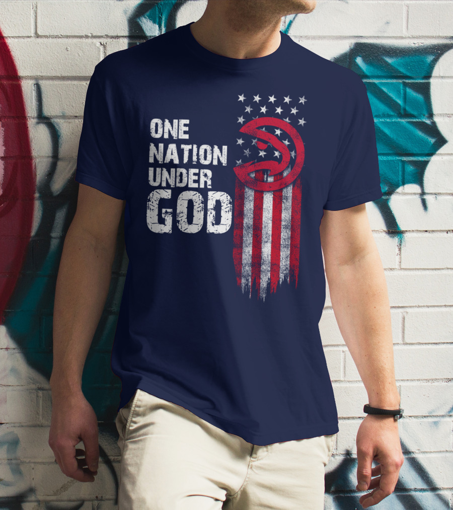 One Nation Under God Atlanta Hawks T-Shirt