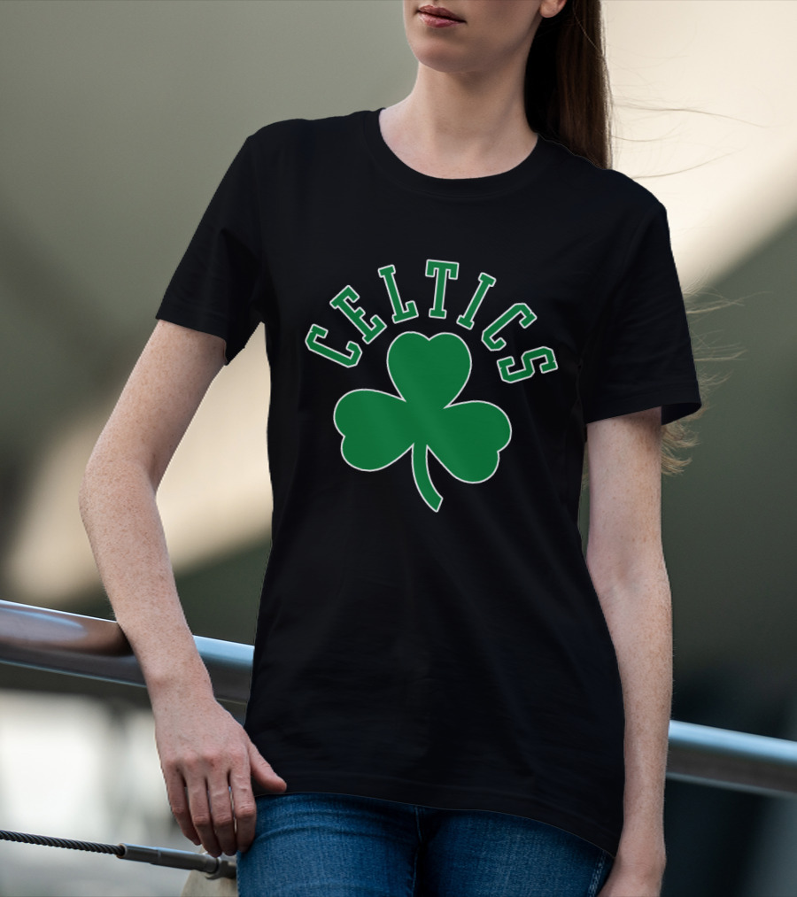 Boston Celtics Celtics Shamrock Iconic Nba Team T-Shirt
