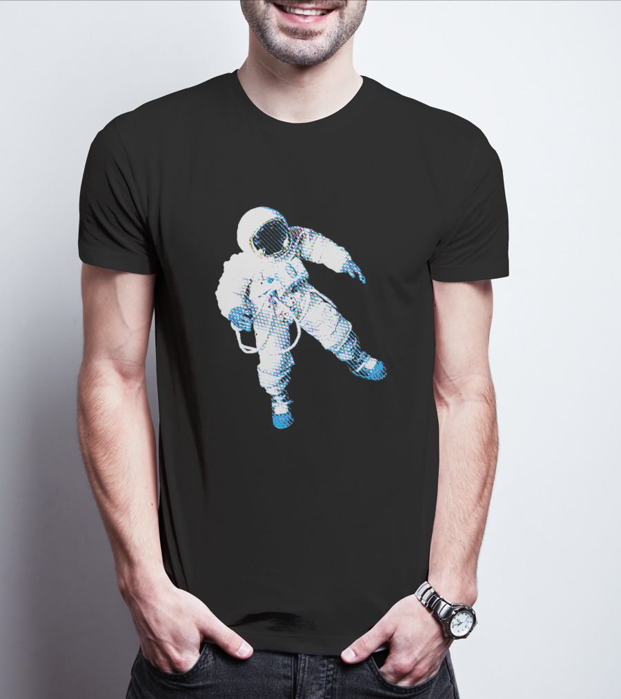 Astro 1015248 Astronaut Floating Spacesuit T-Shirt