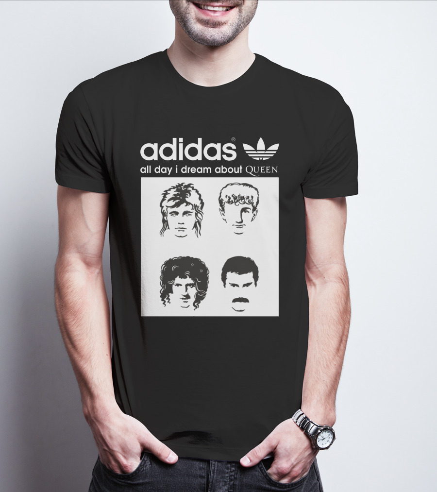 Queen Band Members Iconic Faces 19 T-Shirt