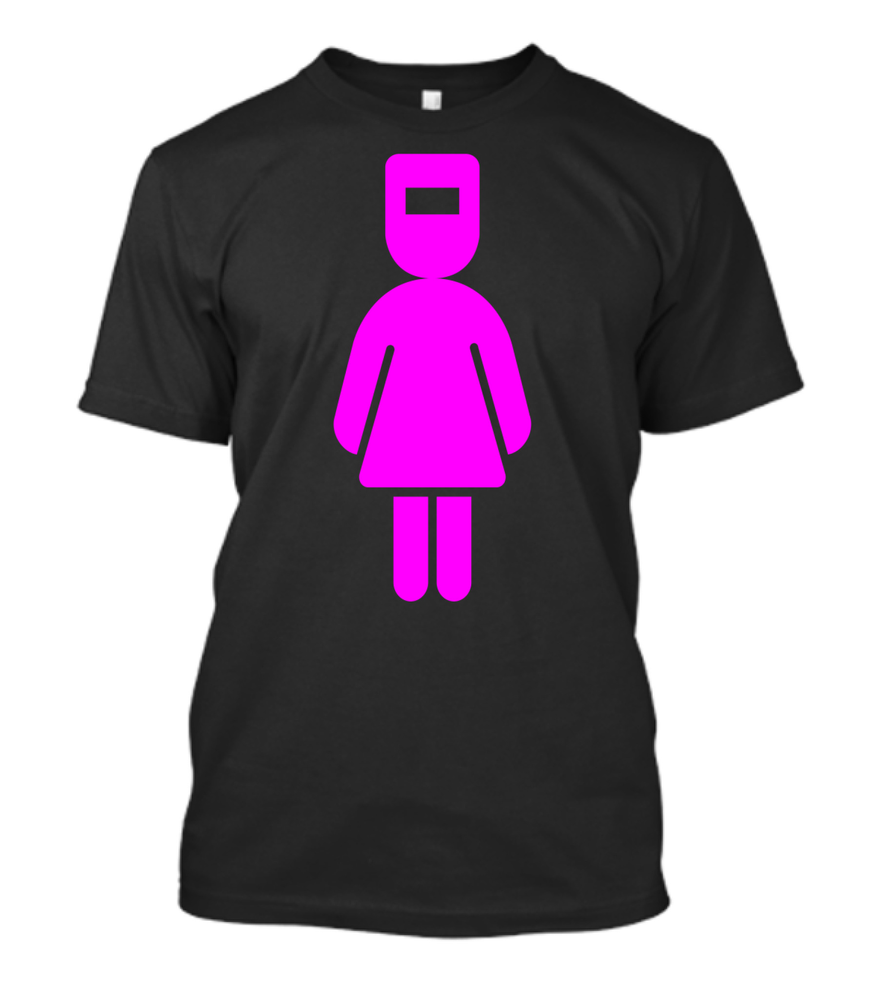 Pink Female Girl Lady Woman Welder Welding T-Shirt