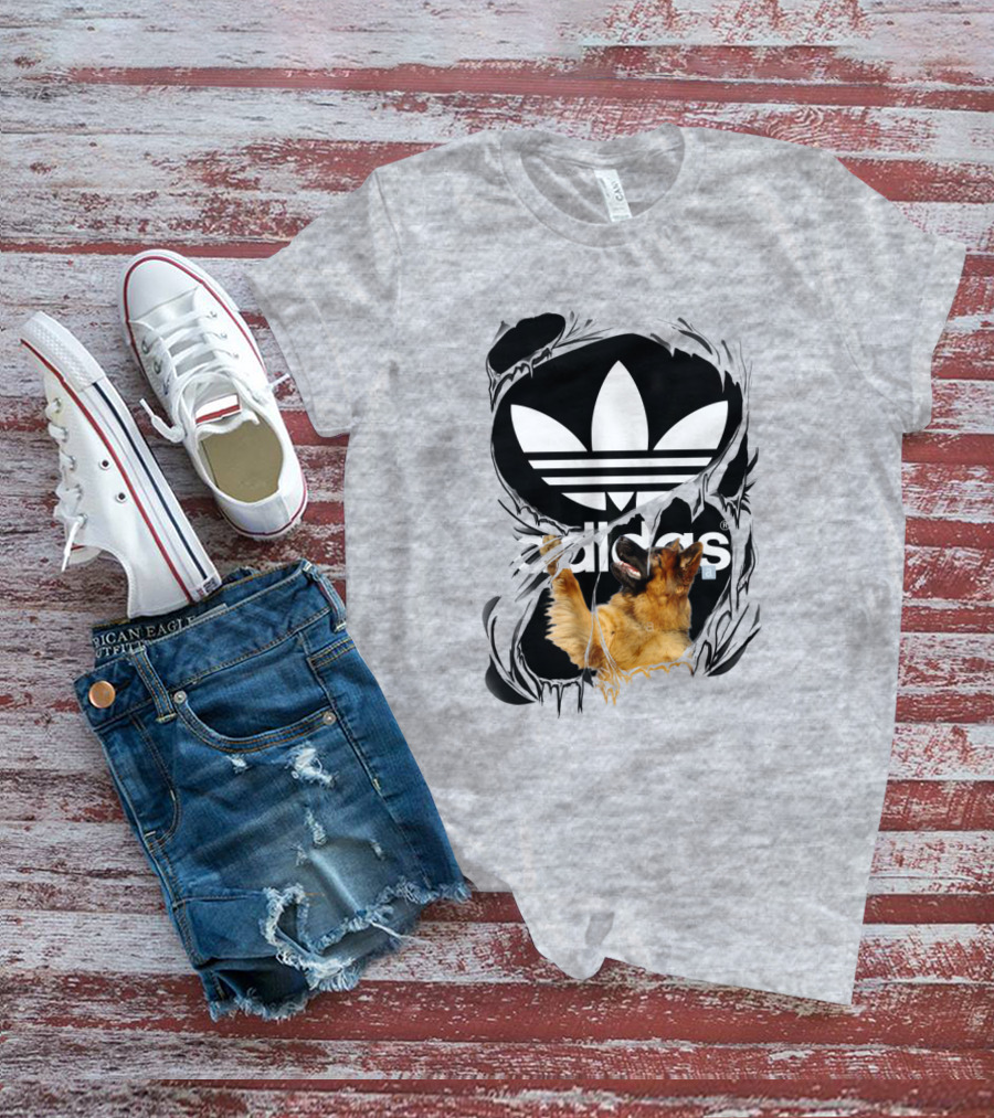 German Shepherd Torn T-Shirt