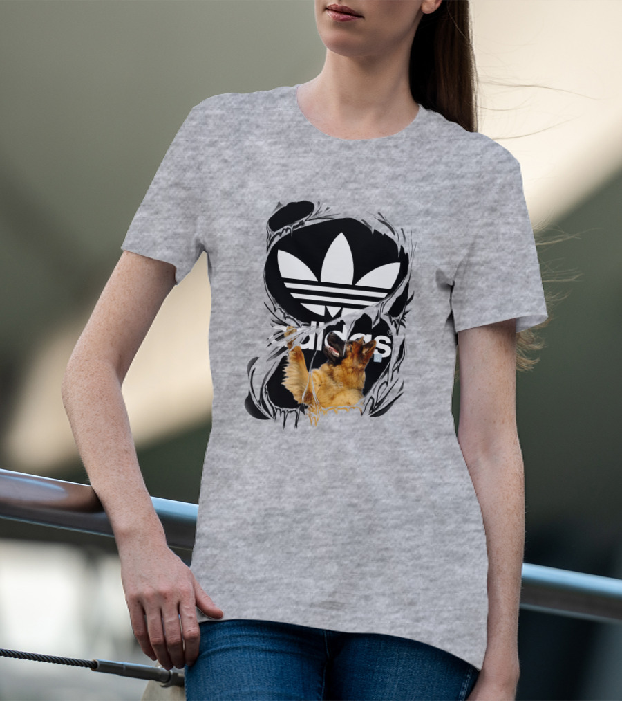 German Shepherd Torn T-Shirt