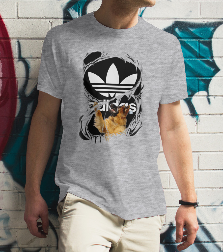 German Shepherd Torn T-Shirt