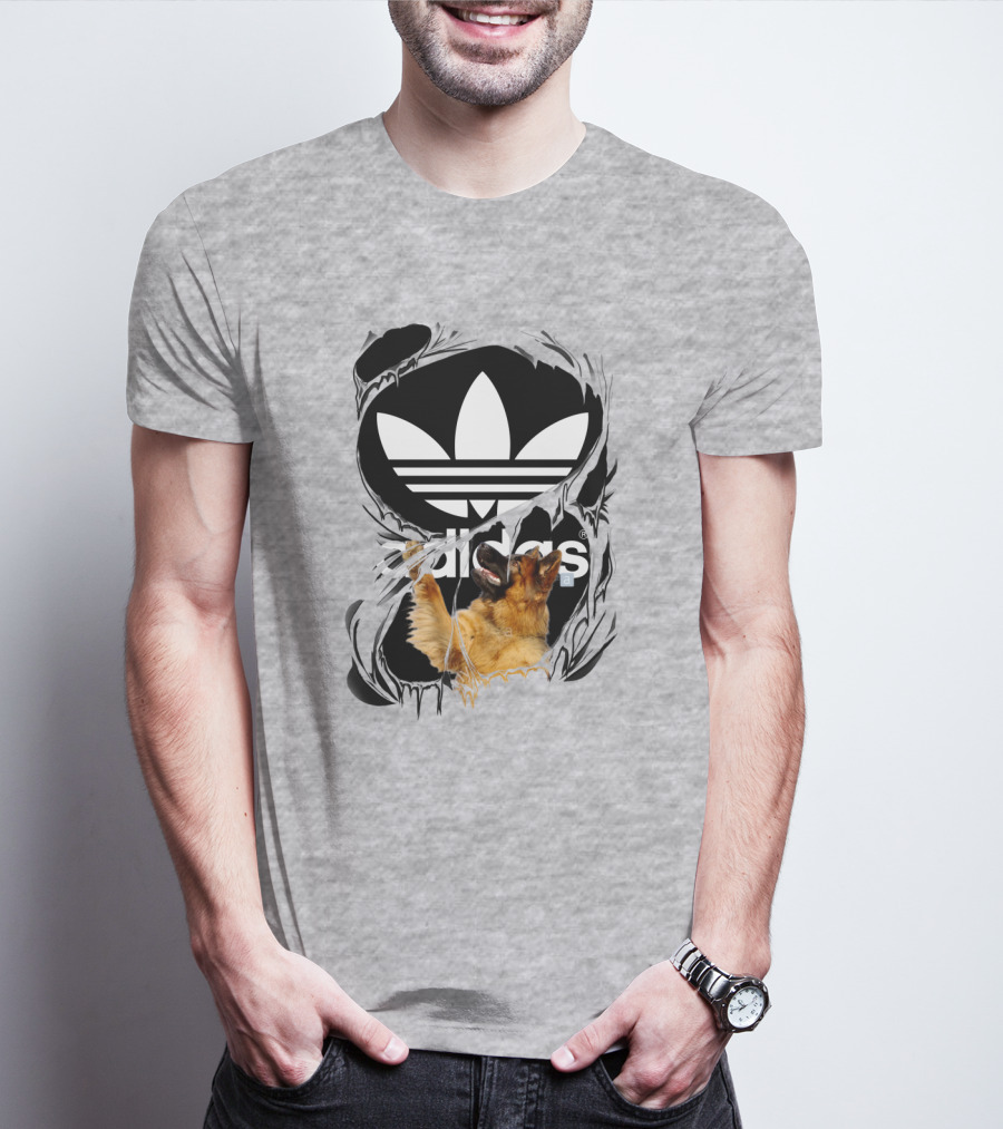 German Shepherd Torn T-Shirt