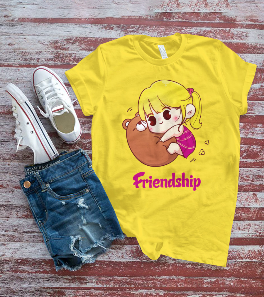 Friendship Baby Comfortable Bear Hug Illustration For Brother T-Shirt