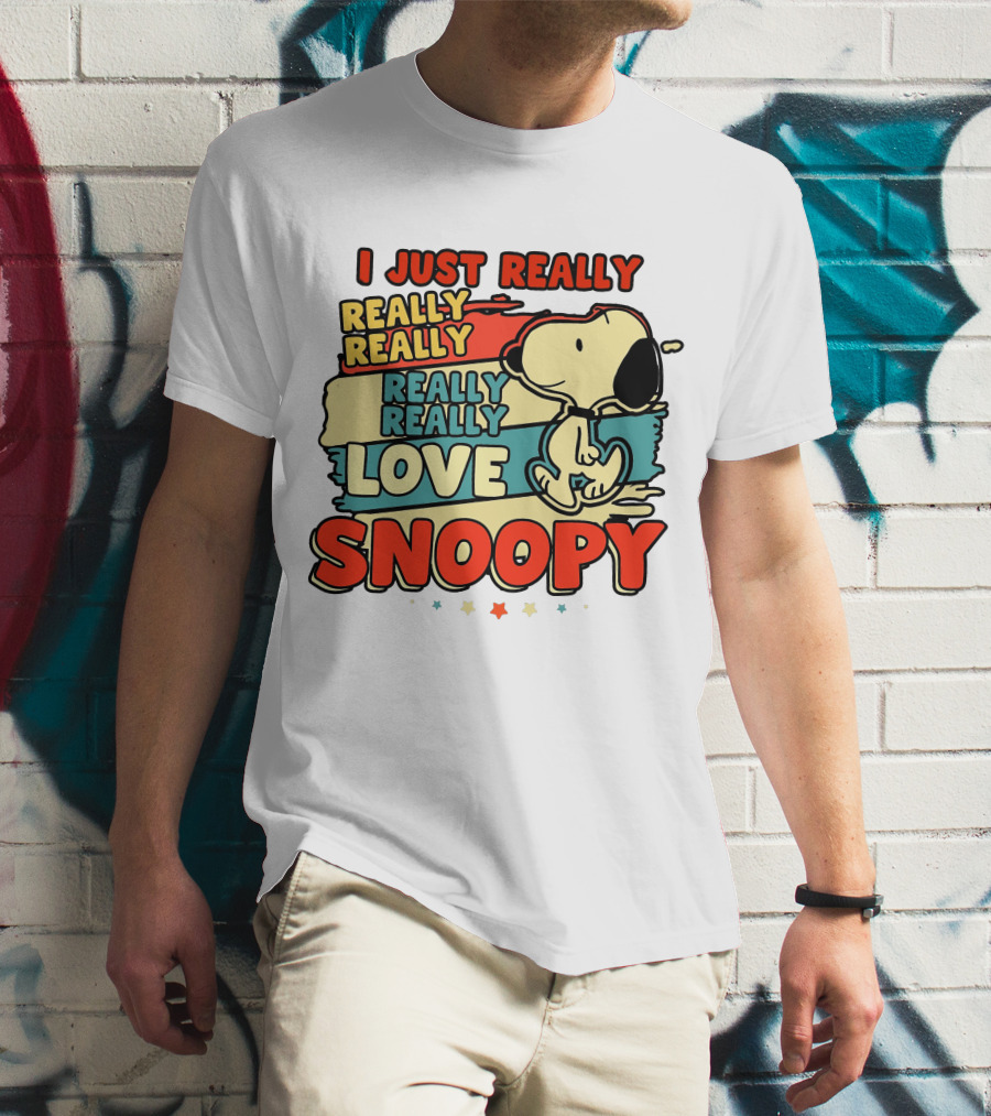 I Just Really Really Really Really Love Snoopy T-Shirt