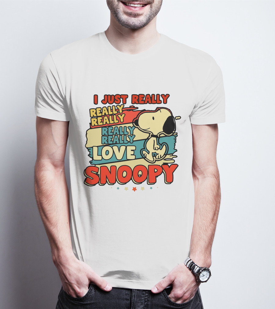 I Just Really Really Really Really Love Snoopy T-Shirt