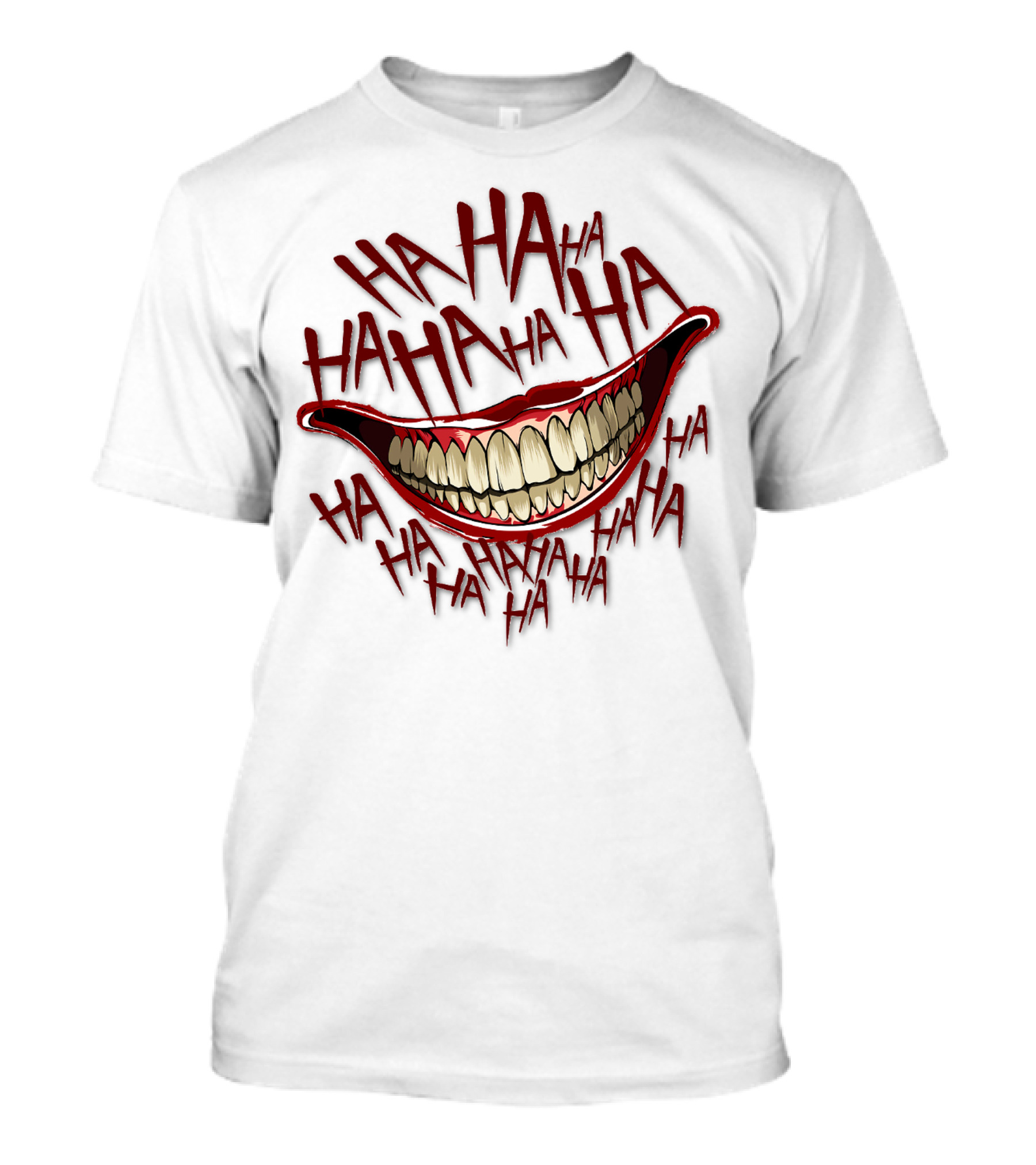 HAHA HAHA HAHA Grinning Mouth T-Shirt
