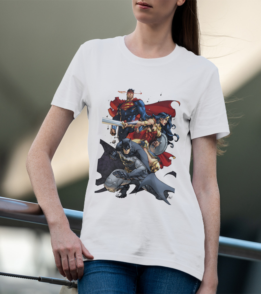 Justice League Trinity Superman Wonder Woman Batman T-Shirt