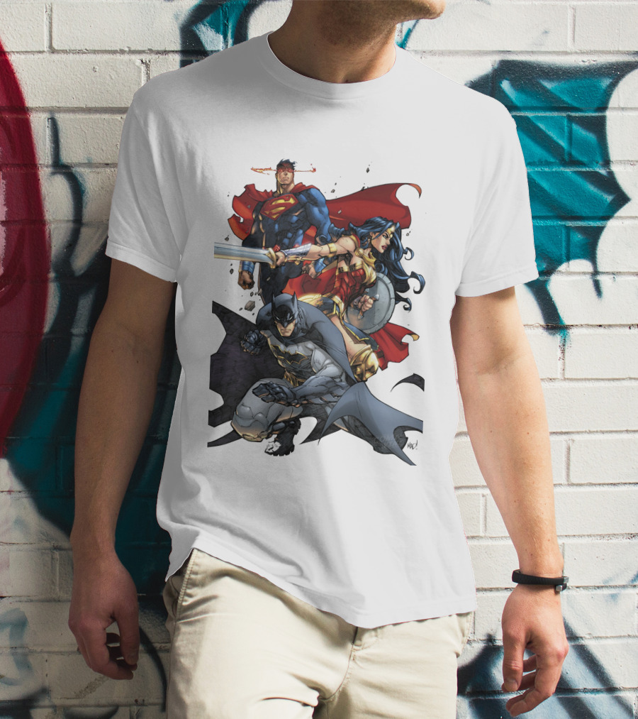 Justice League Trinity Superman Wonder Woman Batman T-Shirt