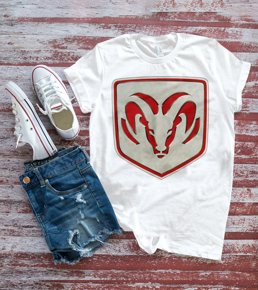 The Ram Emblem Silver Redbadge T-Shirt