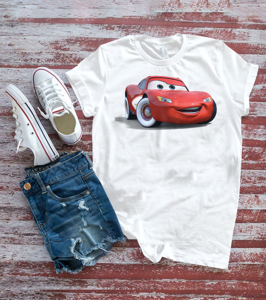 Lightning McQueen Pixar Cars Character T-Shirt