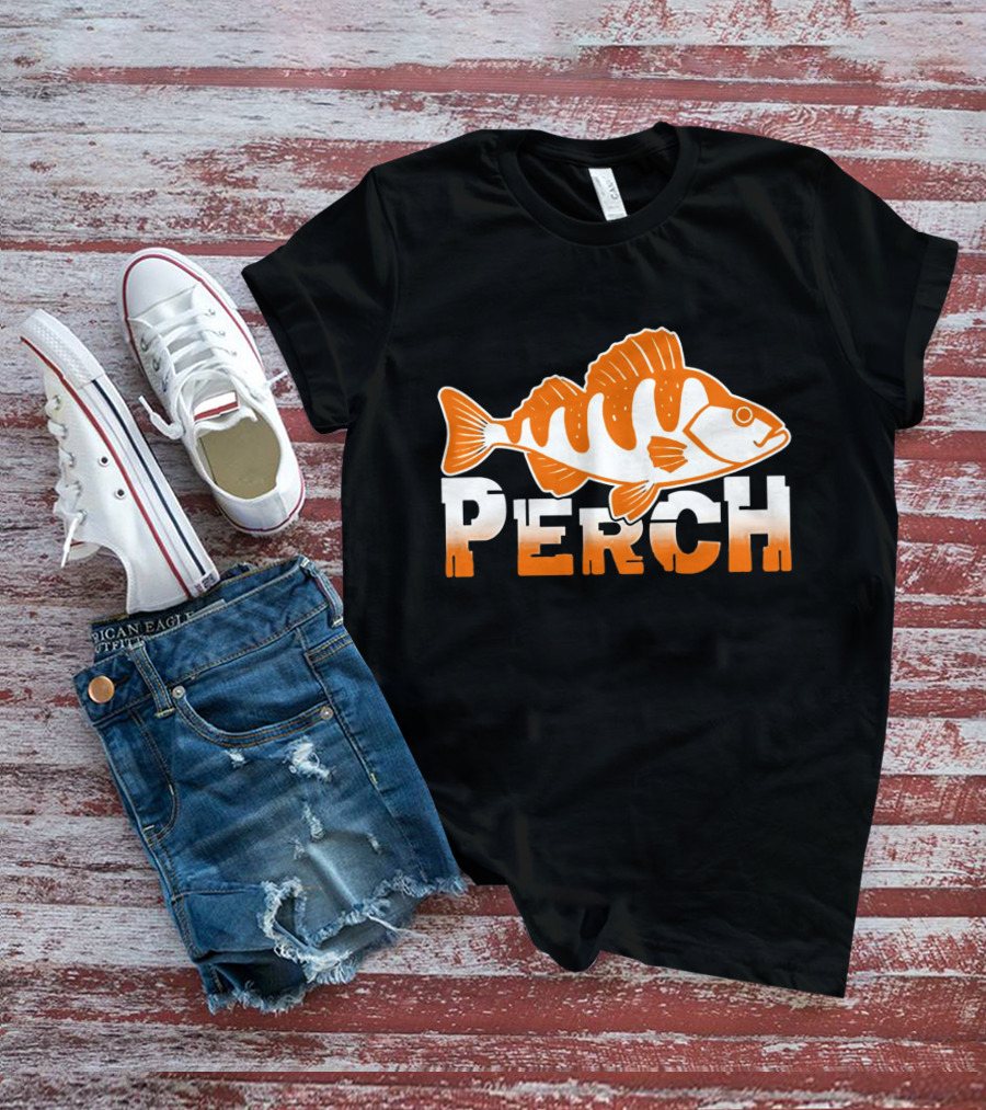 PERCH Fish Orange T-Shirt