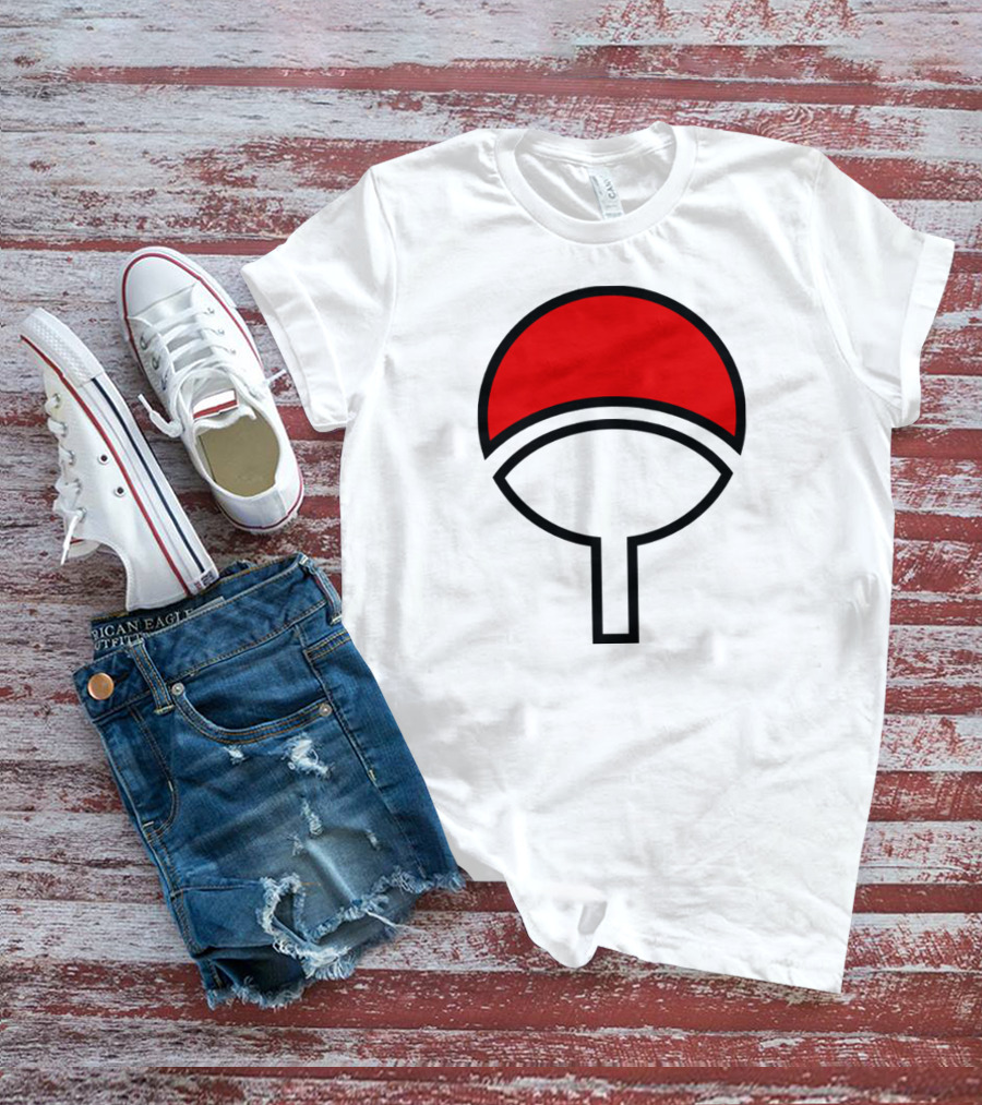 Clan Uchiha Sharingan Fan Symbol T-Shirt