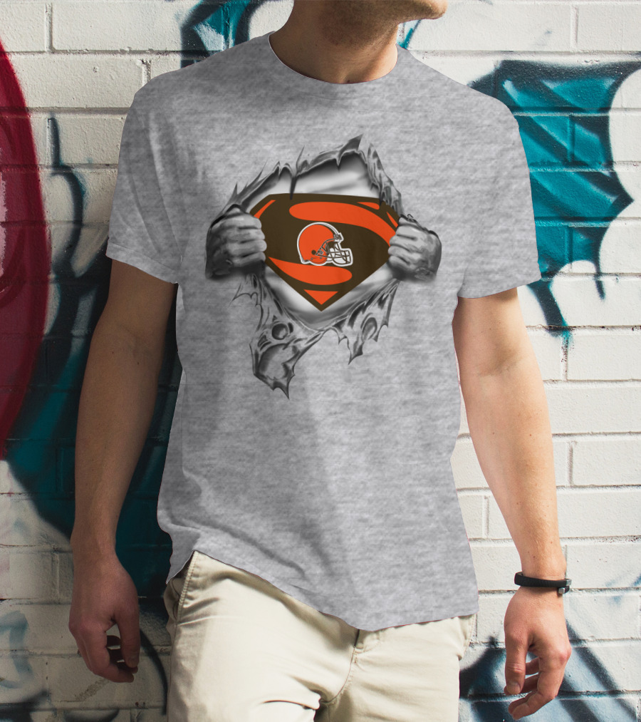 Cleveland Browns Superman Fusion T-Shirt