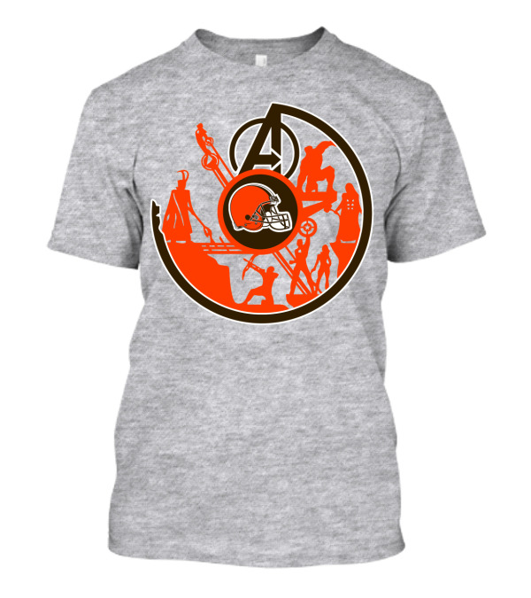 Cleveland Browns Avengers Mashup T-Shirt