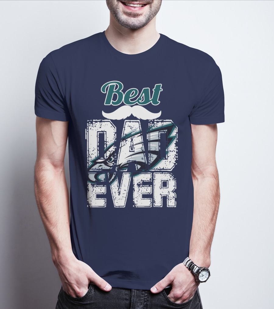 Best Dad Ever Eagles T-Shirt