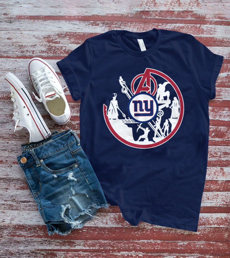 Ny Giants Avengers Crossover T-Shirt