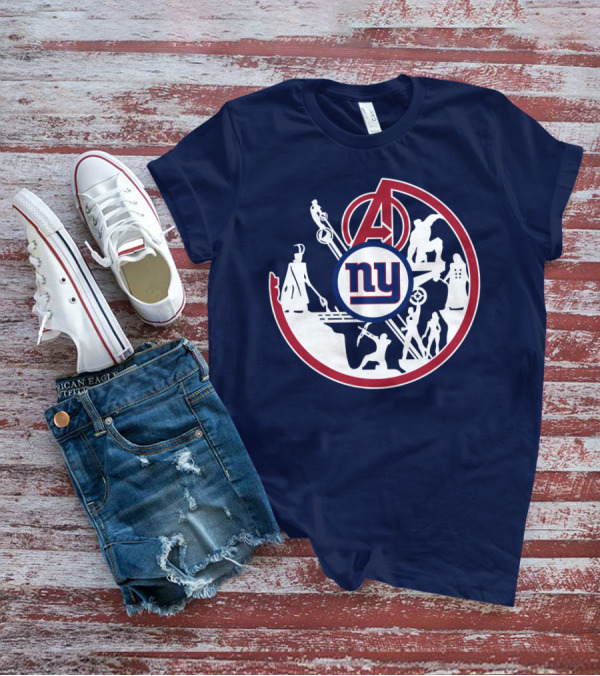 Ny Giants Avengers Crossover T-Shirt