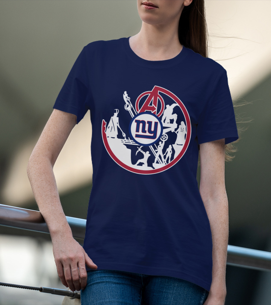 Ny Giants Avengers Crossover T-Shirt